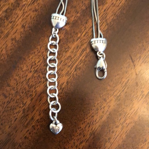 Brighton retired EVE DELIGHT short leaf Swarovski crystal necklace - Picture 5 of 11